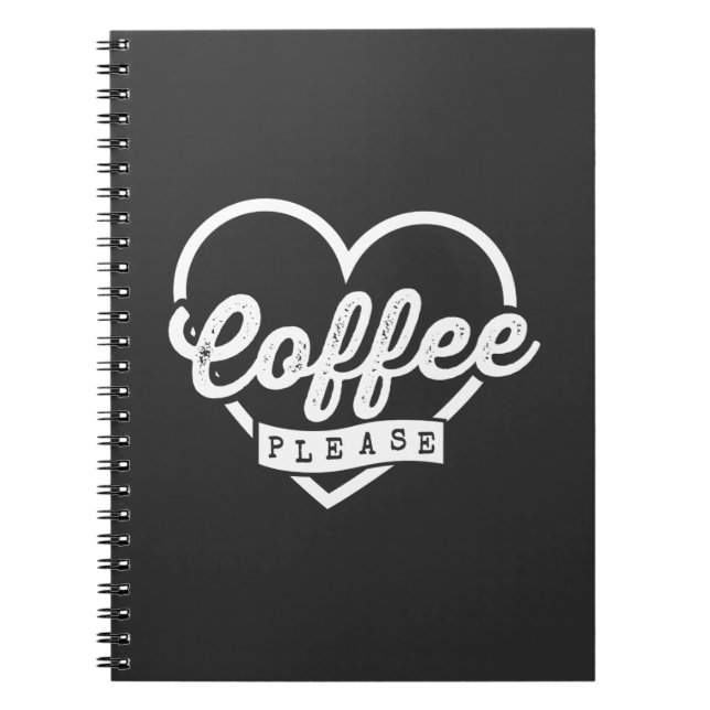 MEHR KAFFEE BITTE NOTIZBLOCK (Vorderseite)