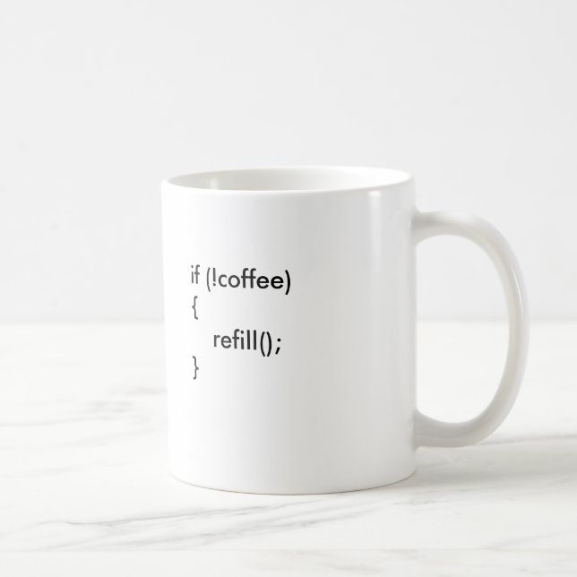 Mehr Kaffee Kaffeetasse (Rechts)