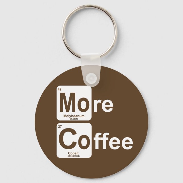 Mehr Kaffeetisch Schlüsselanhänger (Vorderseite)