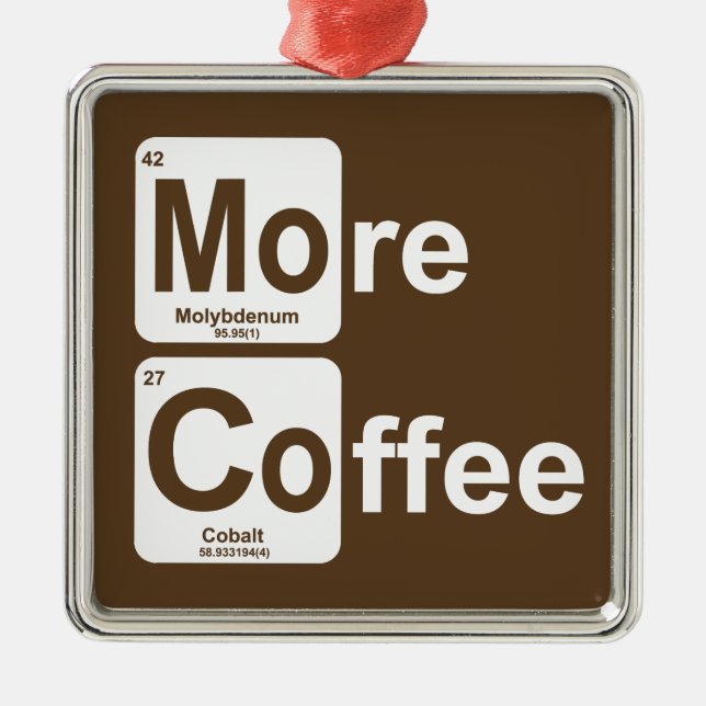 Mehr Kaffeetisch Silbernes Ornament (Vorne)