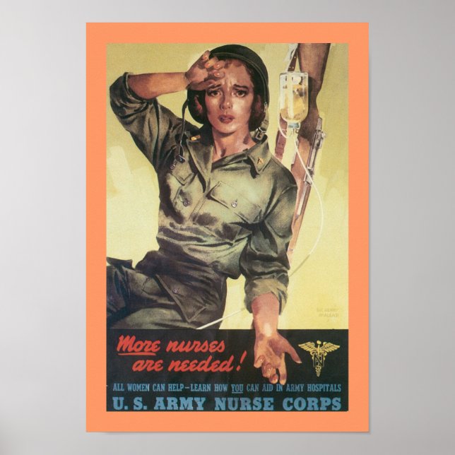 Mehr Krankenschwestern sind nötig! Poster (Vorne)