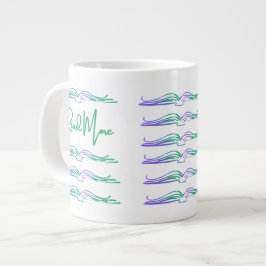 Mehr lesen in Grün und Blau Jumbo-Tasse
