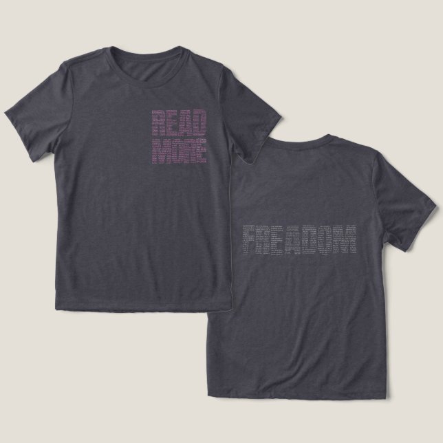 Mehr lesen Tri-Blend shirt (Design Vorderseite & Rückseite)