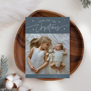 Mehr Liebe Dieses Weihnachtsschiefer Blaues Foto G Ankündigung