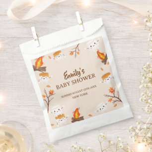 Mehr Liebe Fall Rustikales Camping Kinderdusche Geschenktütchen