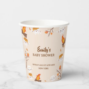 Mehr Liebe Fall Rustikales Camping Kinderdusche Pappbecher