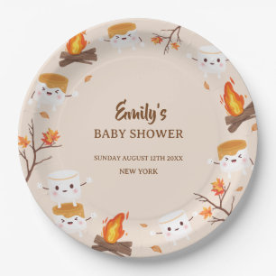 Mehr Liebe Fall Rustikales Camping Kinderdusche Pappteller