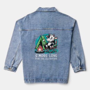 Mehr Liebe für das Outdoor Funny Cow Camping Jeansjacke