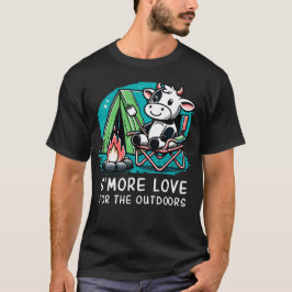 Mehr Liebe für das Outdoor Funny Cow Camping T-Shirt
