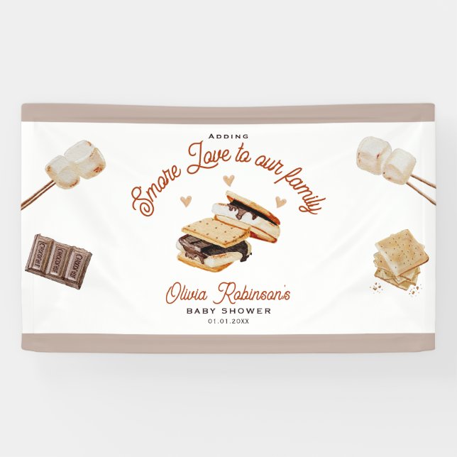 Mehr Liebe für unsere Babydusche Banner (Horizontal)