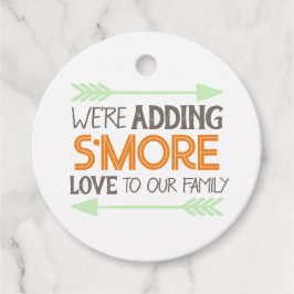 Mehr Liebe Woodland Baby Duwer Fevor Tags Geschenkanhänger