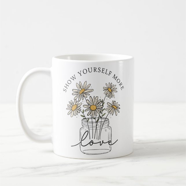 Mehr Liebe zeigen Kaffeetasse (Links)
