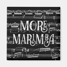 Mehr Marimba Chalkboard - Schwarz-weiße Musik