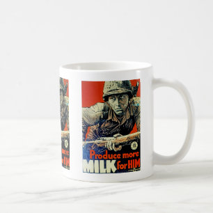 Mehr Milch für ihn produzieren Kaffeetasse