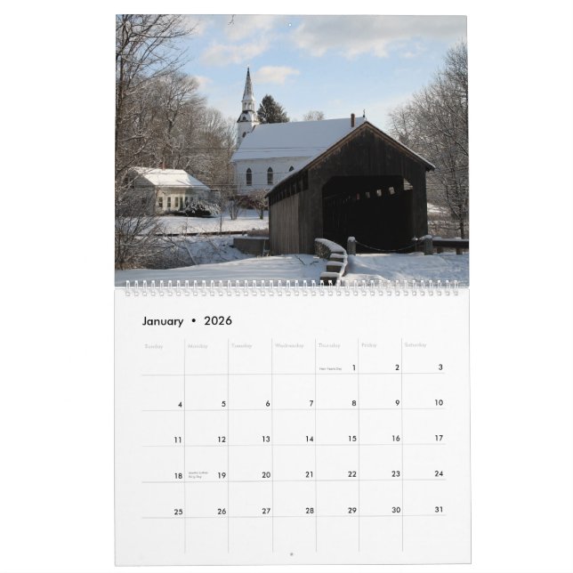Mehr Neu-England Lieblinge! 2015 Kalender (Jan 2026)