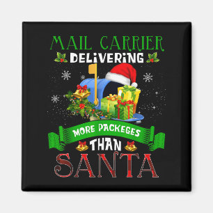 Mehr Pakete als der Weihnachtsmann lustiger Stal W Magnet