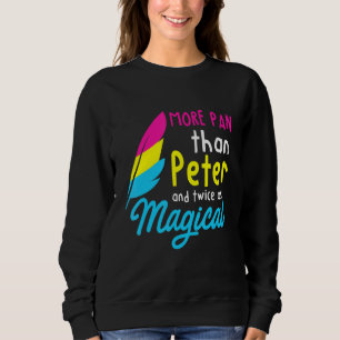 Mehr Pan als Peter - Lgbtq Quee Omnisexual Panse Sweatshirt