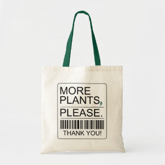 Mehr Pflanzen bitte Gartengeschenk für Pflanzenlie Tragetasche