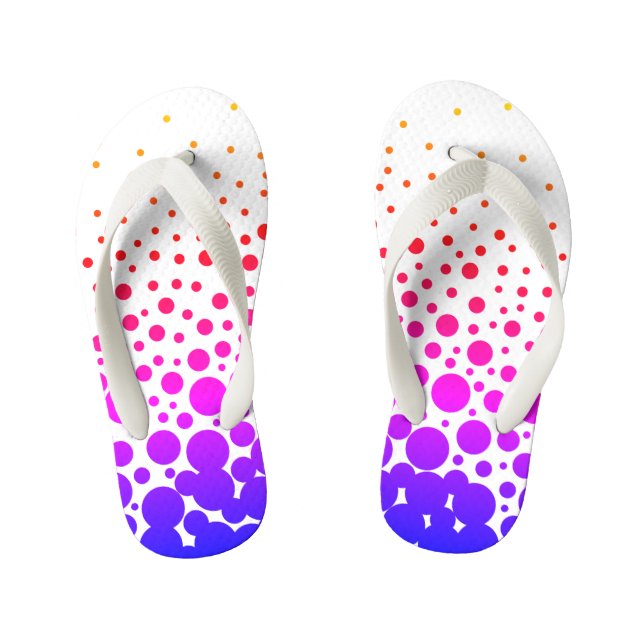 Mehr Polka-Punkte Kinderbadesandalen (Fußbett)