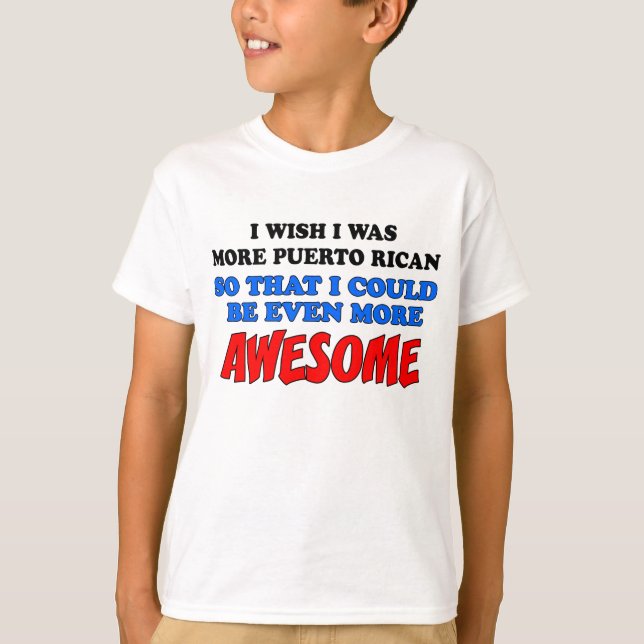 Mehr Puerto Rico Phantastischer T-Shirt (Vorderseite)