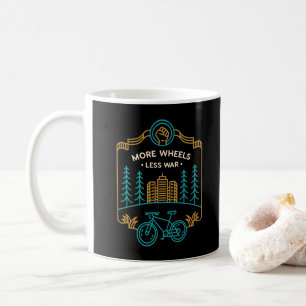 Mehr Räder weniger Krieg 1 Kaffeetasse