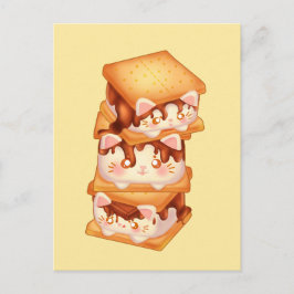 Mehr Schokoladenkatzen Postkarte