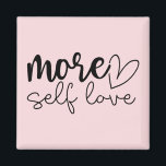 "Mehr Selbst-Liebe" Boho Inspiration Motivierend Magnet<br><div class="desc">Fügen Sie Ihrem Alltag mit diesem "Mehr Selbst-Liebe"-motivierend Magneten eine sanfte Erinnerung hinzu. Es ist in modernem minimalistischem Stil mit sanften, beruhigenden Tönen und eleganter Typografie konzipiert und eignet sich perfekt zur Förderung von Selbstversorgung, Selbstwertschätzung und positiver Energie. Egal, ob auf Ihrem Kühlschrank, Ihrem Büro oder Ihrem Schließfach, dieser kleine,...</div>