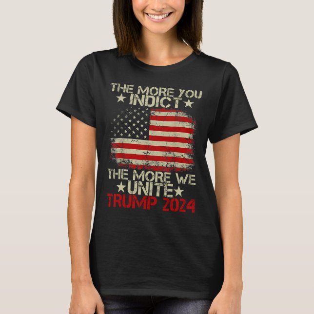 Mehr Sie sagen, je mehr wir Maga Trump Indic verei T-Shirt (Vorderseite)