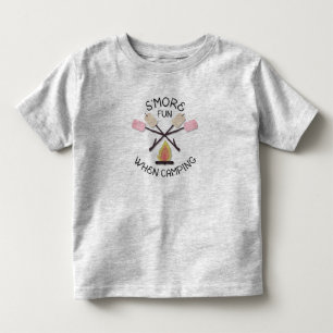 Mehr Spaß beim Camping im Freien Kleinkind T-shirt