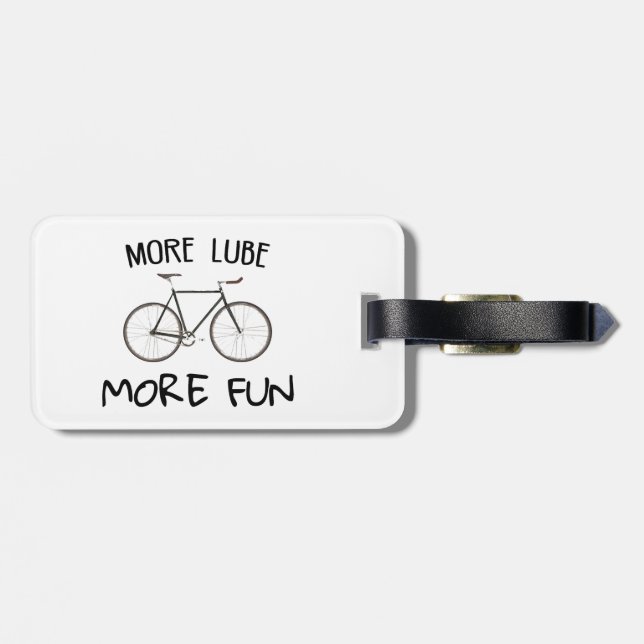 Mehr Spaß beim Radfahren Gepäckanhänger (Rückseite horizontal)