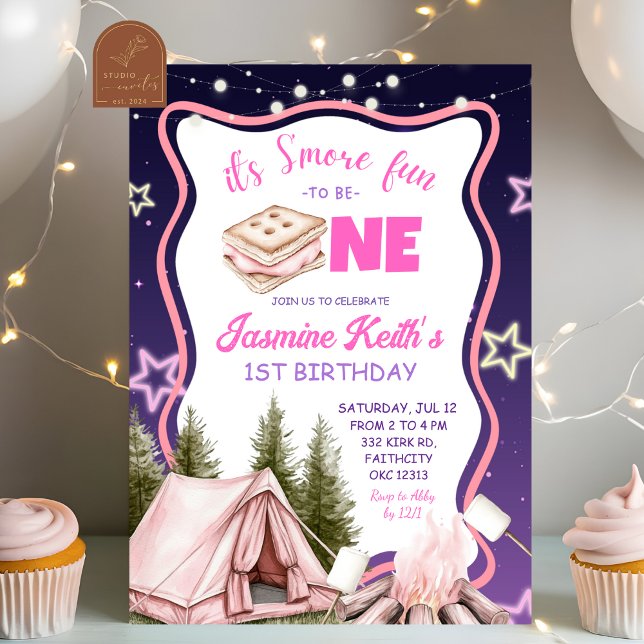 Mehr Spaß für einen 1. Geburtstag Einladung (Von Creator hochgeladen)