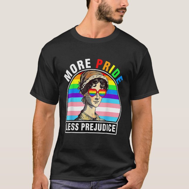 Mehr Stolz weniger Vorurteile für LGBT-Gay Pride M T-Shirt (Vorderseite)