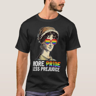 Mehr Stolz weniger Vorurteile LGBT Gay Pride Monat T-Shirt