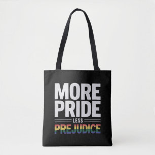 Mehr Stolz weniger Vorurteile Lgbt Gay Pride Monat Tasche