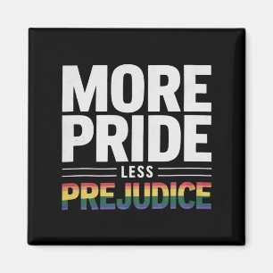 Mehr Stolz weniger Vorurteile Lgbt Gay Pride Month Magnet