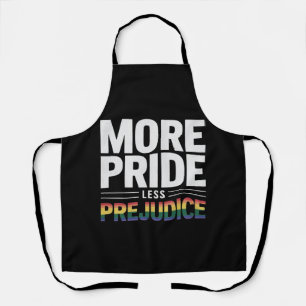 Mehr Stolz weniger Vorurteile Lgbt Gay Pride Month Schürze