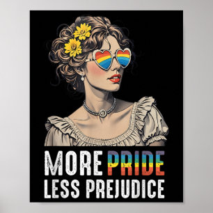 Mehr Stolz Weniger Vorurteile Lgbtq Stolz Verbünde Poster