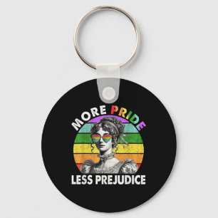 Mehr Stolz weniger Vorurteile Pride Monat Lgbtq Ga Schlüsselanhänger