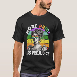 Mehr Stolz weniger Vorurteile Pride Monat Lgbtq Ga T-Shirt