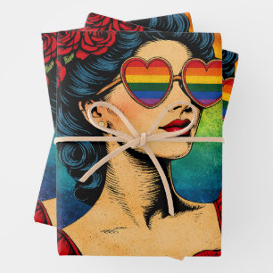 Mehr Stolz, weniger Vorurteile: Pride-Monat LGBTQ Geschenkpapier Set