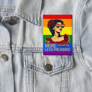Mehr Stolz, weniger Vorurteile: Pride Month LGBTQ Button