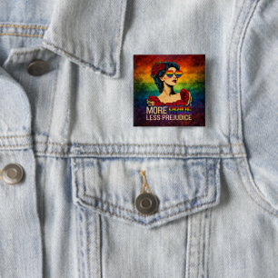Mehr Stolz, weniger Vorurteile: Pride Month LGBTQ Button