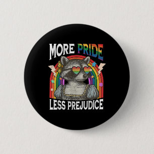 Mehr Stolz weniger Vorurteile Regenbogenflagge Lgb Button
