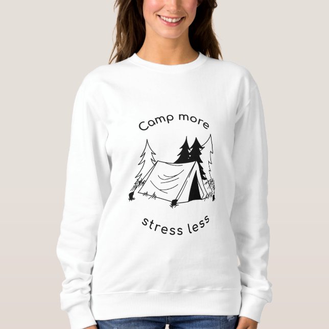 Mehr Stress weniger Sweatshirt (Vorderseite)