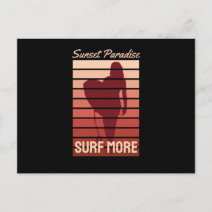 Mehr Surfen Postkarte