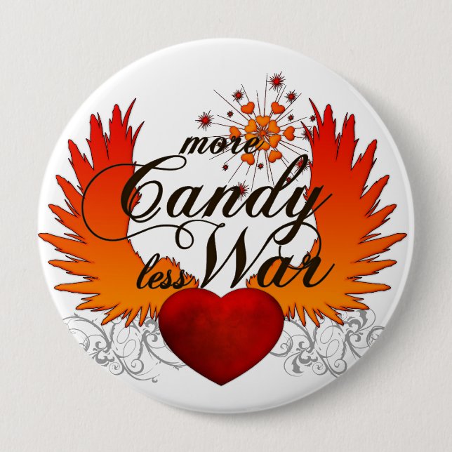 Mehr Süßigkeits-Knopf Button (Vorderseite)