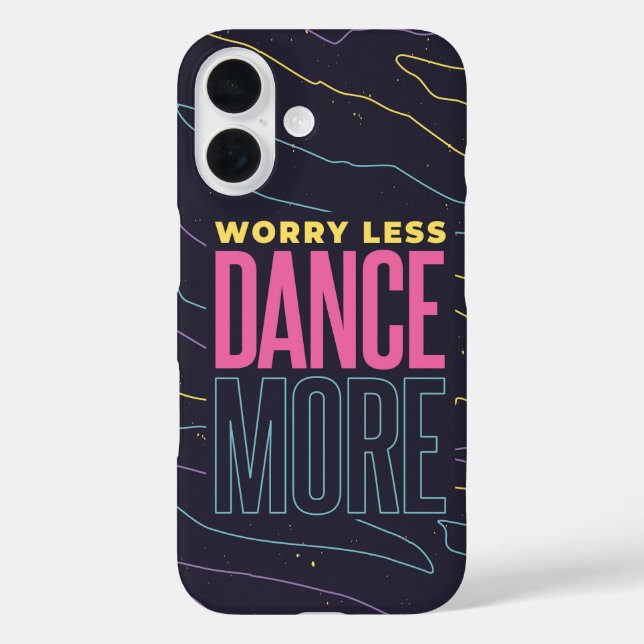 Mehr Tanz - Chill Beats iPhone 16 Hülle (Rückseite)