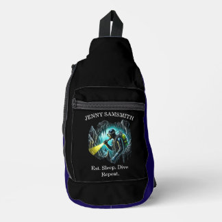 Mehr tauchen, weniger Sorgen: Scuba Fun! Crossbody Bag
