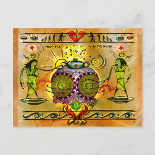 Mehr Tee-Postkarte Postkarte
