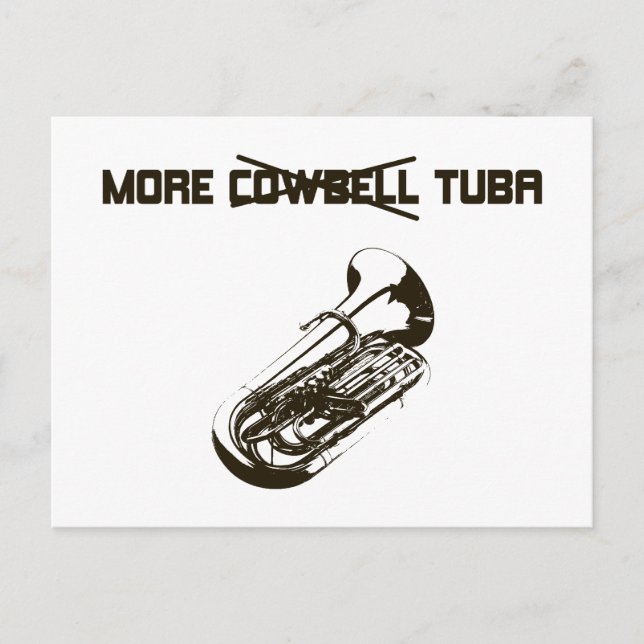 Mehr Tuba Postkarte (Vorderseite)